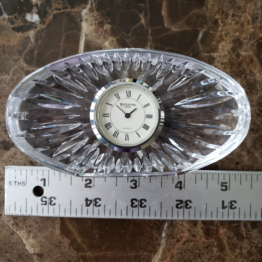 Waterford crystal clock.